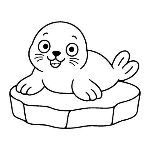 Seal Pup coloring page
