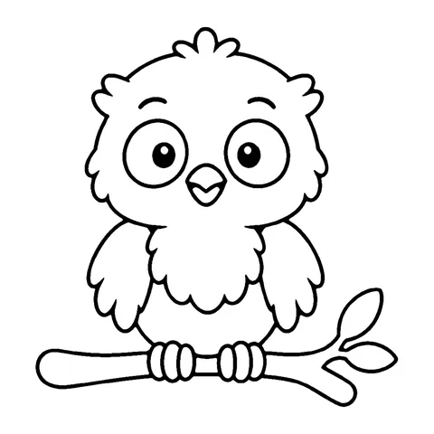 Owlet coloring page