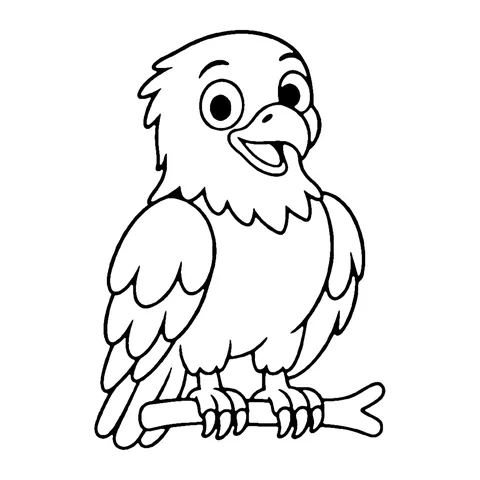 Eagle coloring page