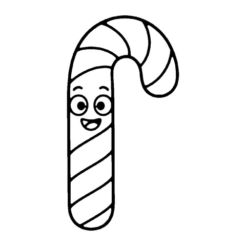 Candy Cane coloring page