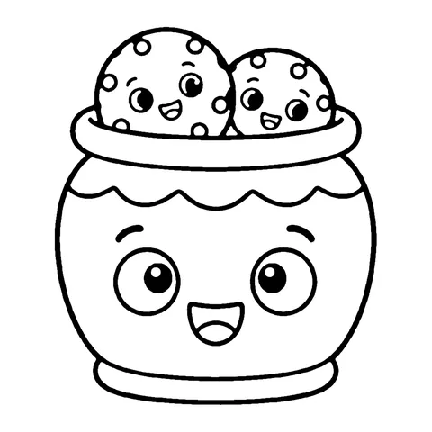 Cookie Jar coloring page