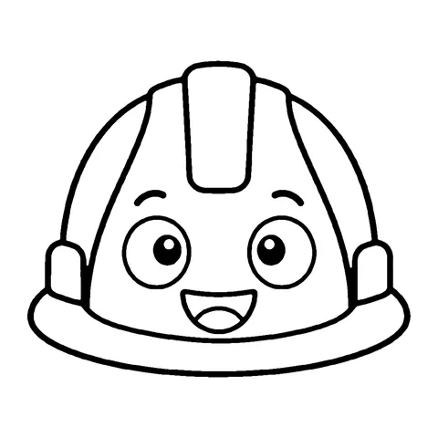 Hard Hat coloring page