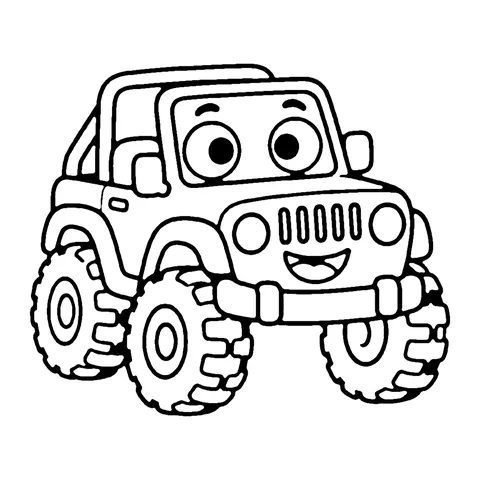 Desert Buggy coloring page
