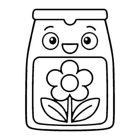 Seed Packet coloring page