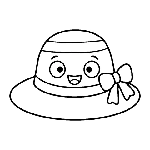 Straw Hat coloring page