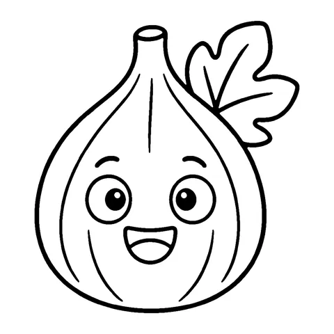 Fig coloring page