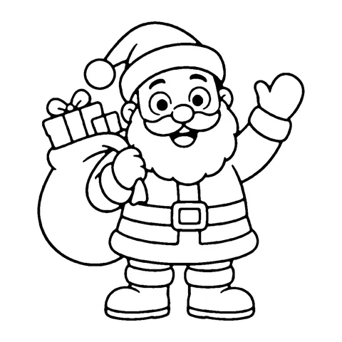 Santa Claus coloring page