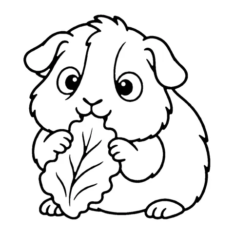 Guinea Pig coloring page