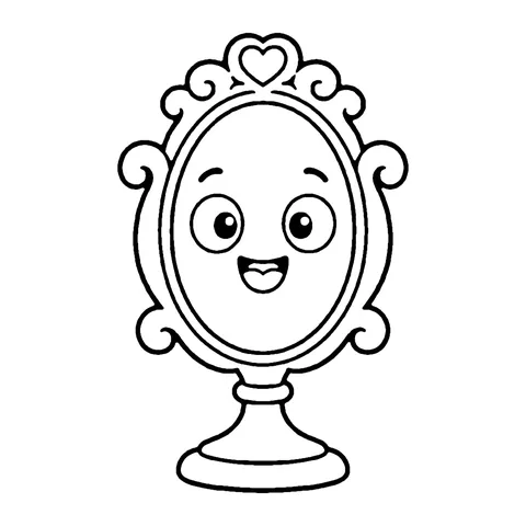 Magic Mirror coloring page