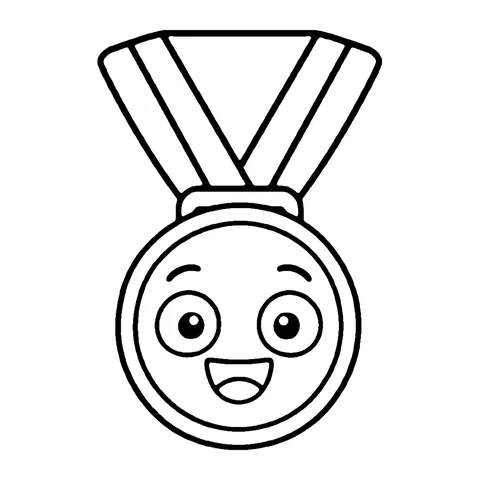 Gold Medal coloring page