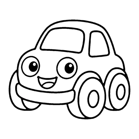 Toy Car coloring page